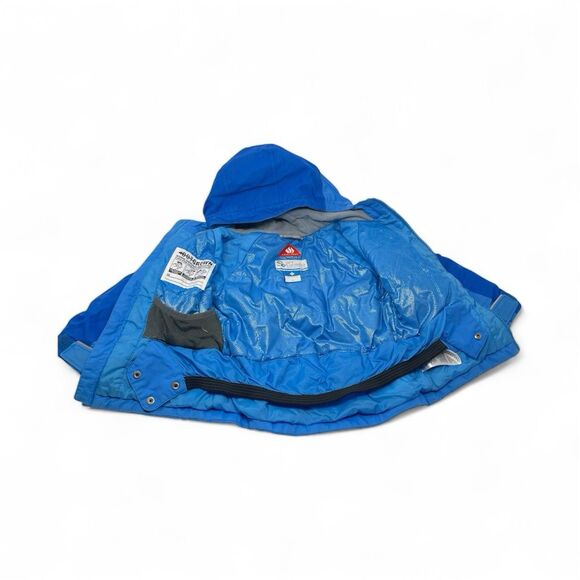 Columbia Toddler Boys Winter Snow Jacket  Blue Full Zip Hooded Kids Size 3T - Picture 2 of 10